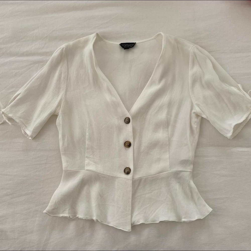 Cream Blouse